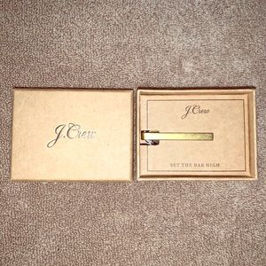 New in Box Gold J Crew Tie Clip